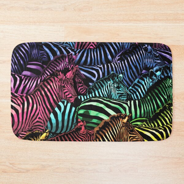 Item preview, Rainbow Zebras designed and sold by Jennifer Stedman.