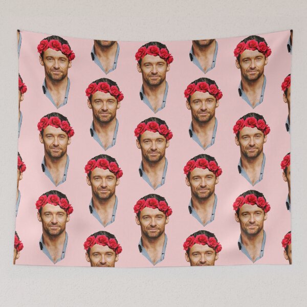 Item preview, Hugh Jackman Flower Crown designed and sold by hannahvb2.
