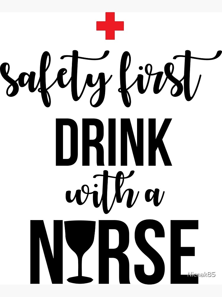 Kitchen & Dining Home & Living Safety First drink with a nurse beer ...