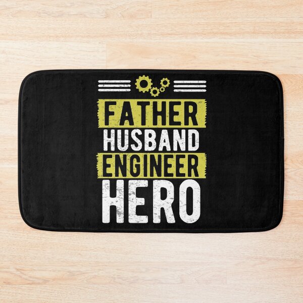 Item preview, Father Husband Engineer Hero t shirt designed and sold by Dan66.