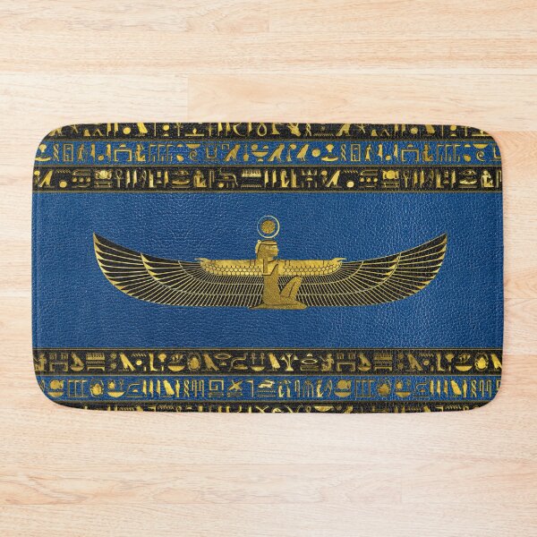 Item preview, Golden Egyptian God Ornament on  leather designed and sold by Nartissima.