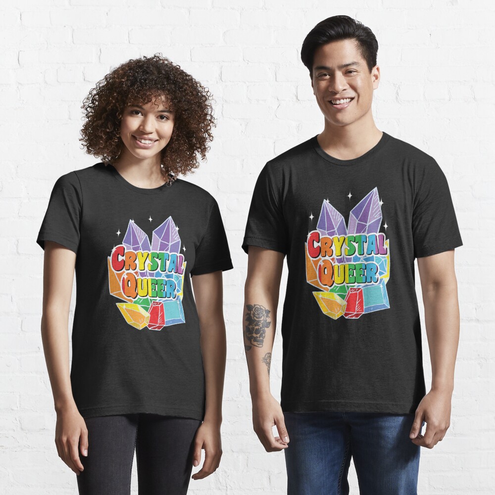 pause Om indstilling Skulptur Crystal Queer Funny Gay LGBT LGBTQ Design Art Colorful Merch, Home  Products, Accessories Gift Present For Men Women" T-shirt by maindeals |  Redbubble