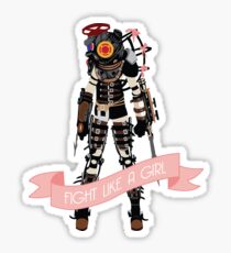 Fight Like a Girl: Big Sister Sticker