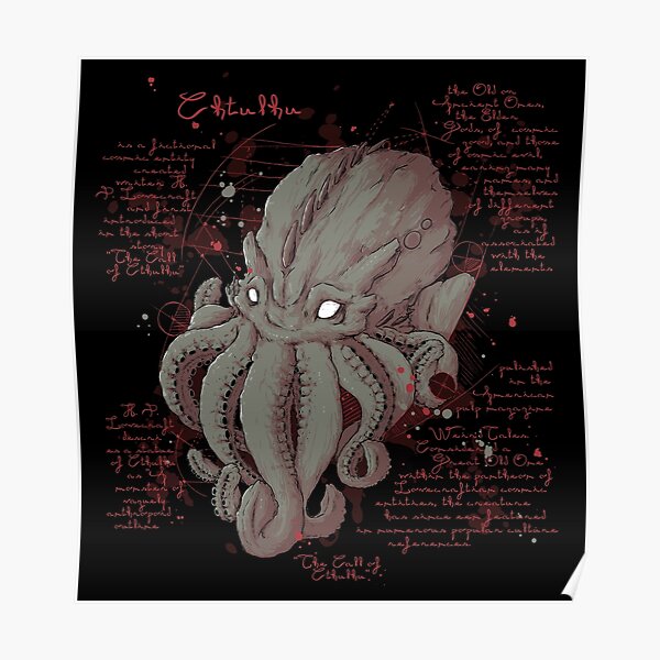 Cthulhu Note Poster