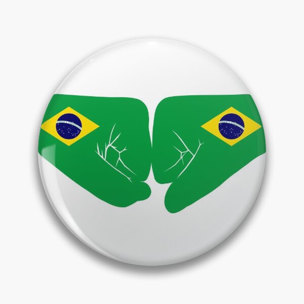 Item preview, Brazil Fist Bump Patriot Flag Series designed and sold by Carbon-Fibre Media.