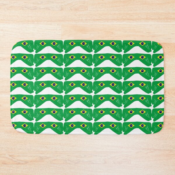 Item preview, Brazil Fist Bump Patriot Flag Series designed and sold by Carbon-Fibre Media.