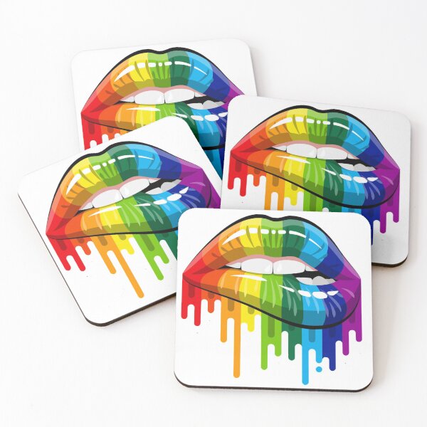 Item preview, Face mask / rainbow lips FACE MASK lgbt designed and sold by PRIDELGBT.