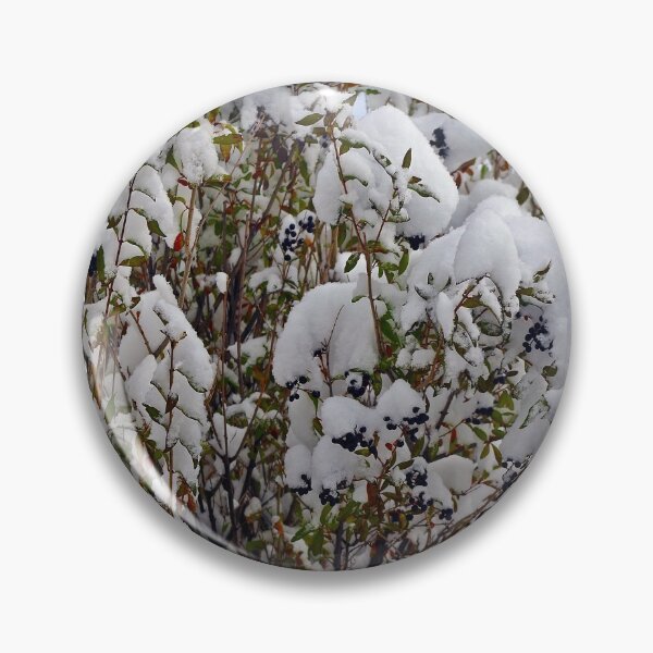 Item preview, Snow Covered Service Berries designed and sold by VikingVisual.