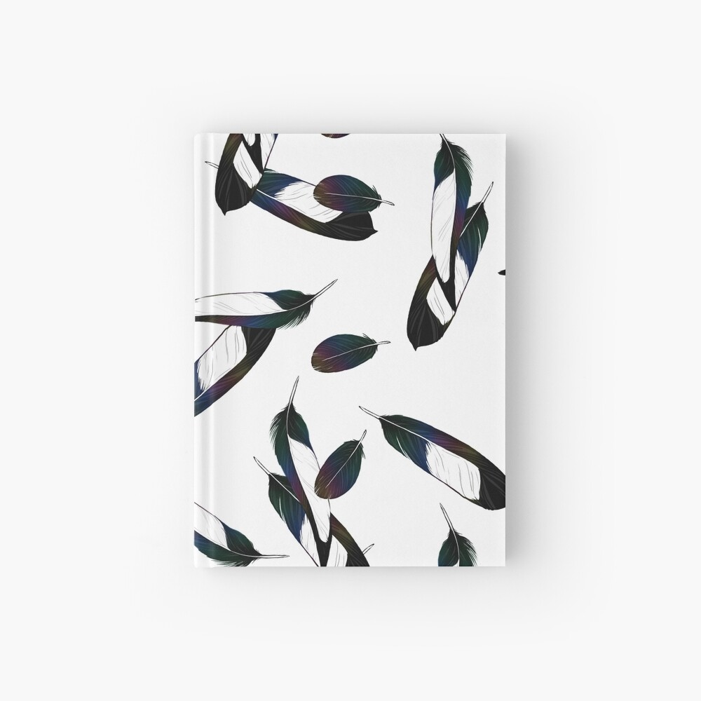 Magpie Feathers Hardcover Journal