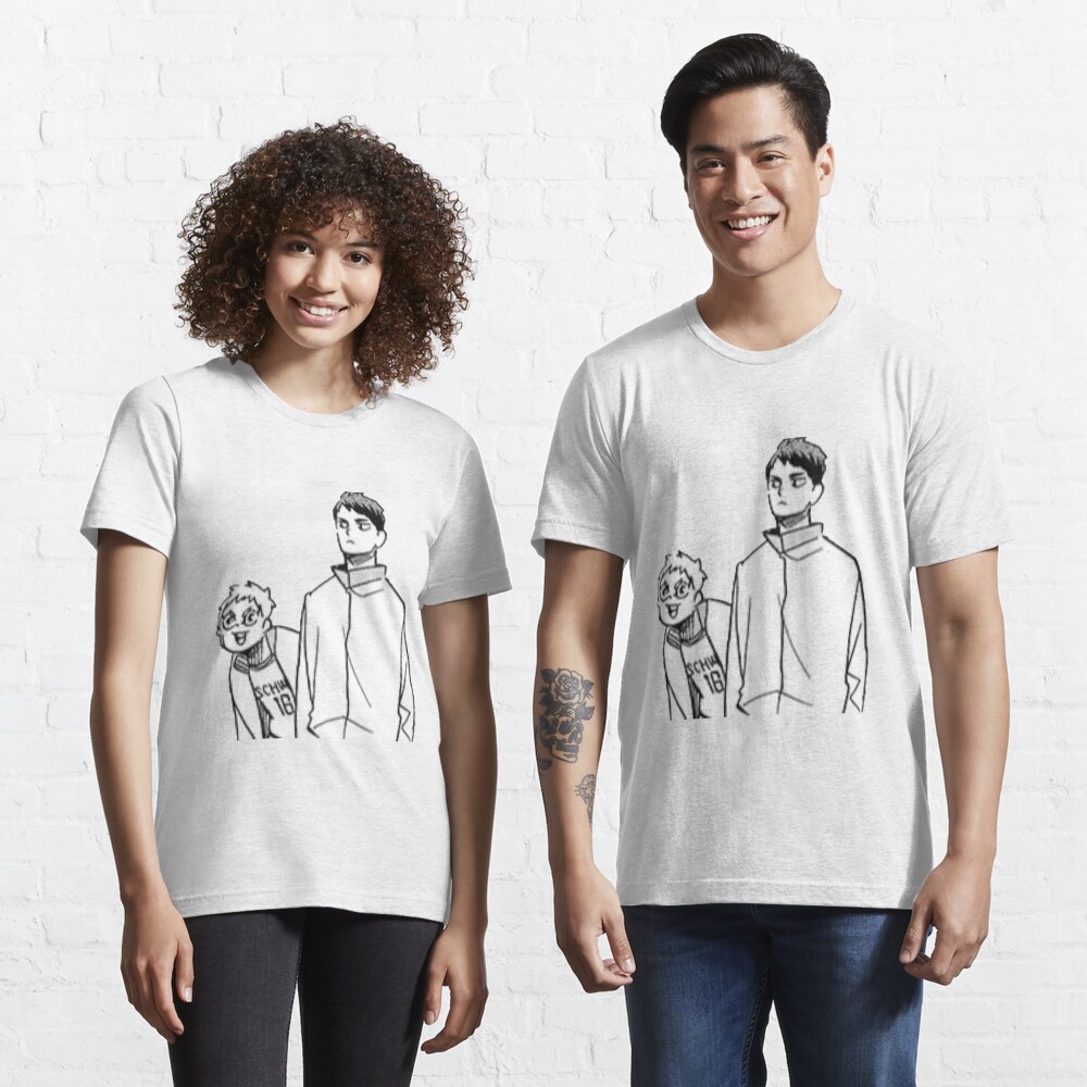 "Hoshiumi and Ushijima Haikyuu Manga Cap" T-shirt by ...