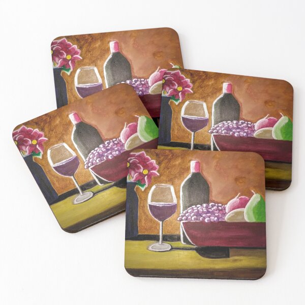 Item preview, Wine, Fruit and Flowers designed and sold by TheShakyArtist.