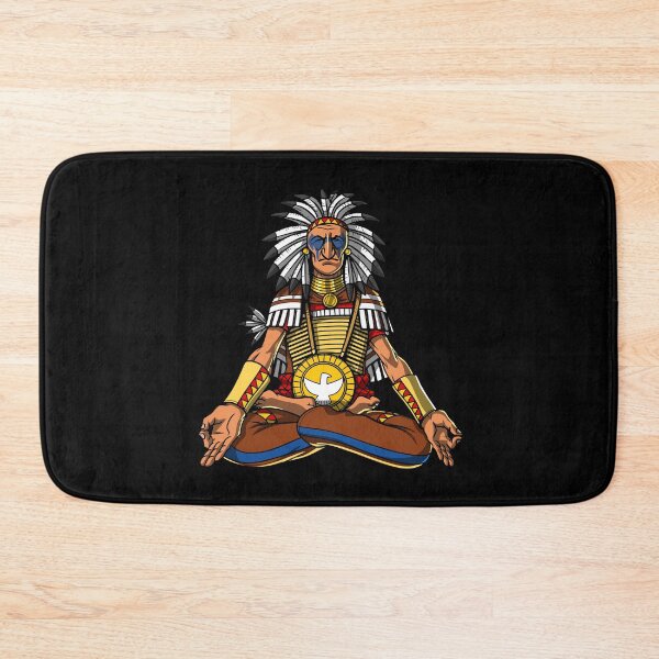 Artikelvorschau, Native American Chief Yoga entworfen und verkauft von underheaven.