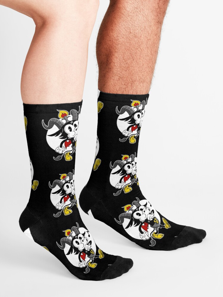 Baphomet socks cute satan knitted socks