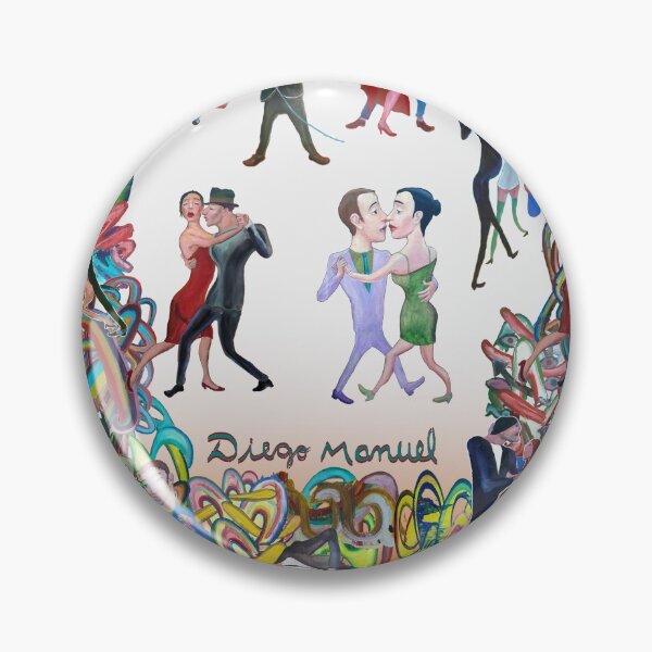 Item preview, Tango dancers and graffitis 4 designed and sold by Diego Manuel Rodriguez.