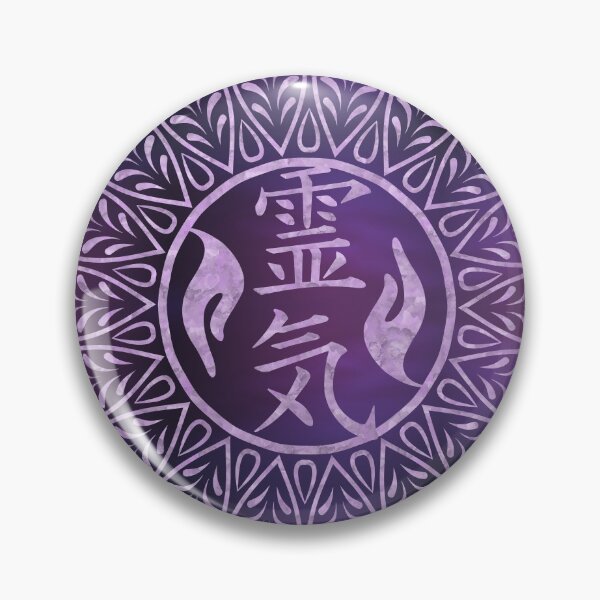 Artikelvorschau, Reiki-Symbole und heilende Hände auf purpurrotem Licht entworfen und verkauft von Nartissima.