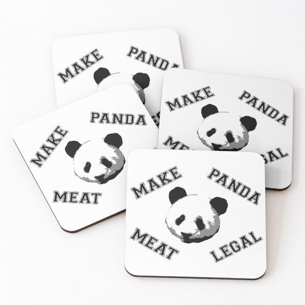 Item preview, Make Panda Meat Legal designed and sold by WhoIsJohnMalt.