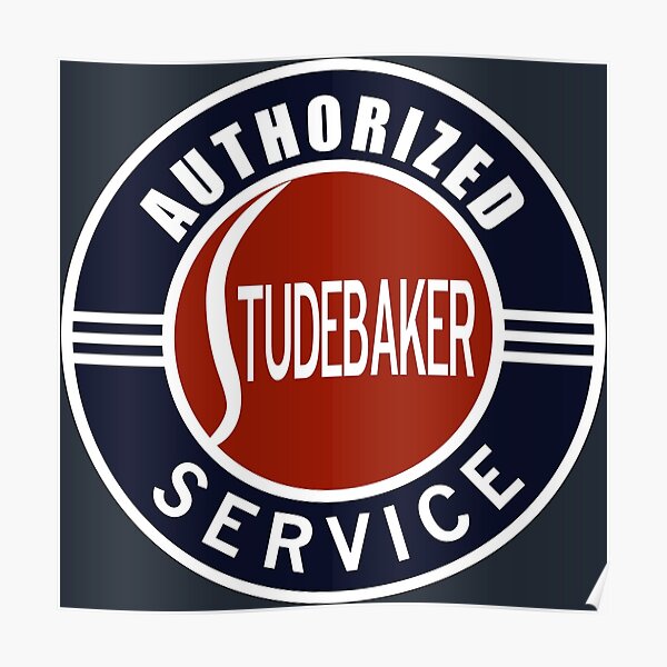Authorized Studebaker Service vintage sign Poster