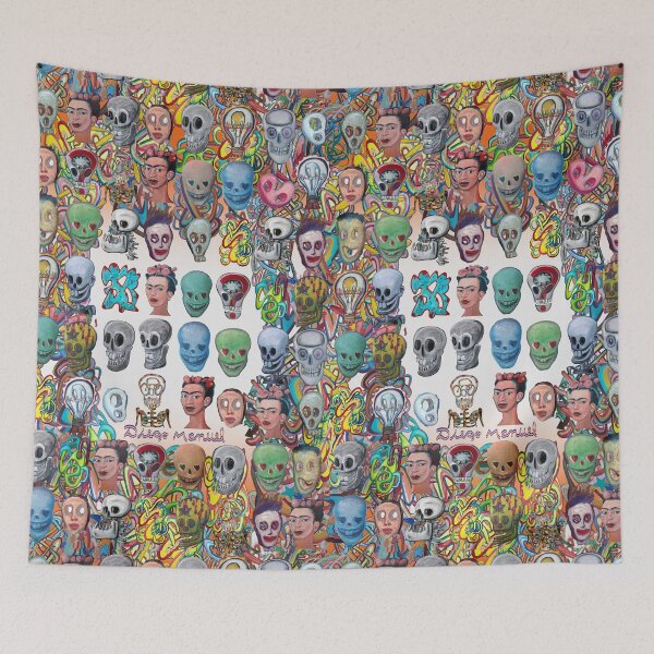 Item preview, Skulls and graffitis 4 designed and sold by Diego Manuel Rodriguez.