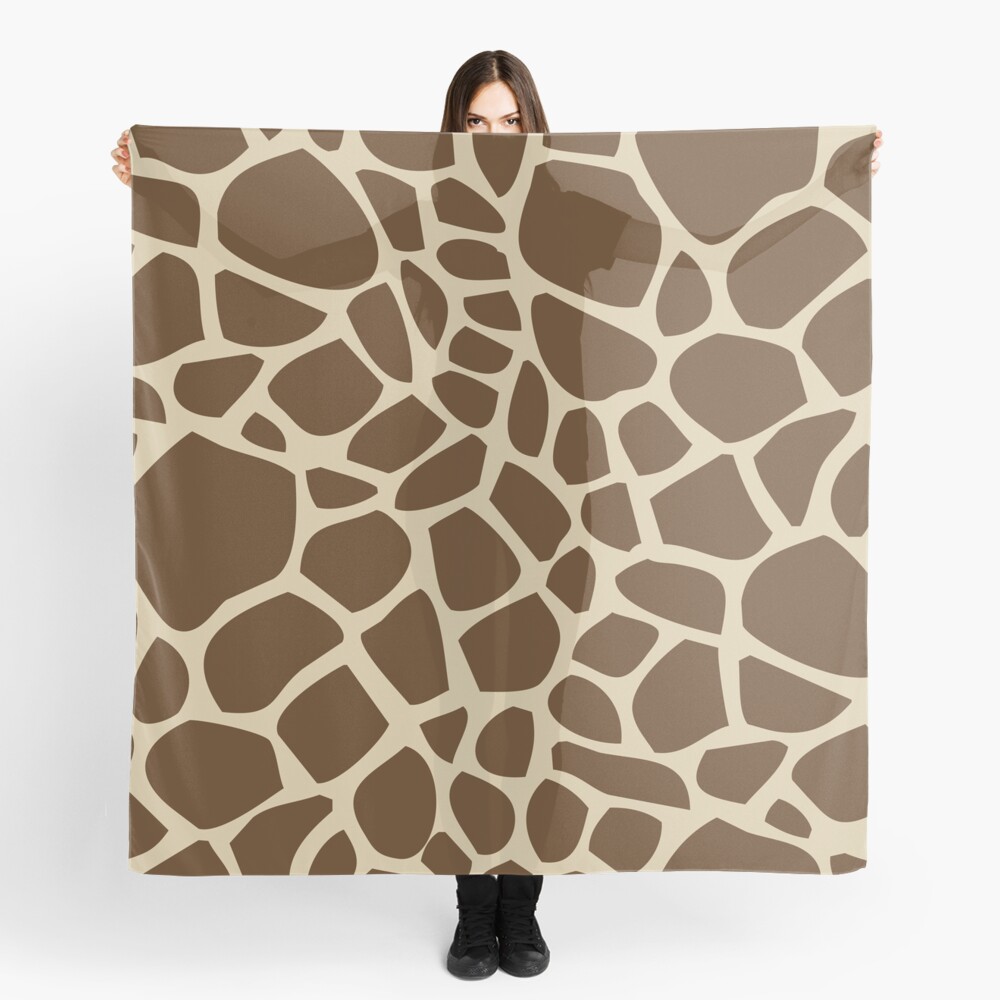 Giraffe Pattern Scarf