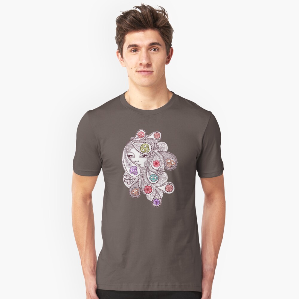Skeleton Waves Slim Fit T-Shirt