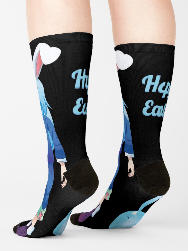 Alternate view of Happy Easter From Rimuru-Sama Socks