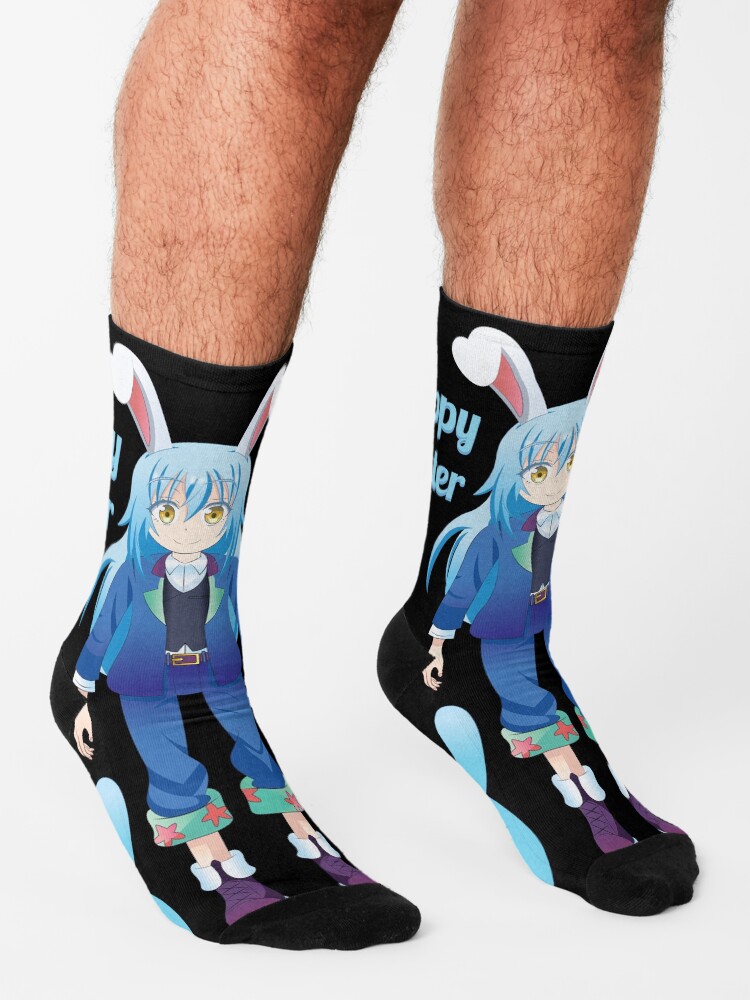 Alternate view of Happy Easter From Rimuru-Sama Socks