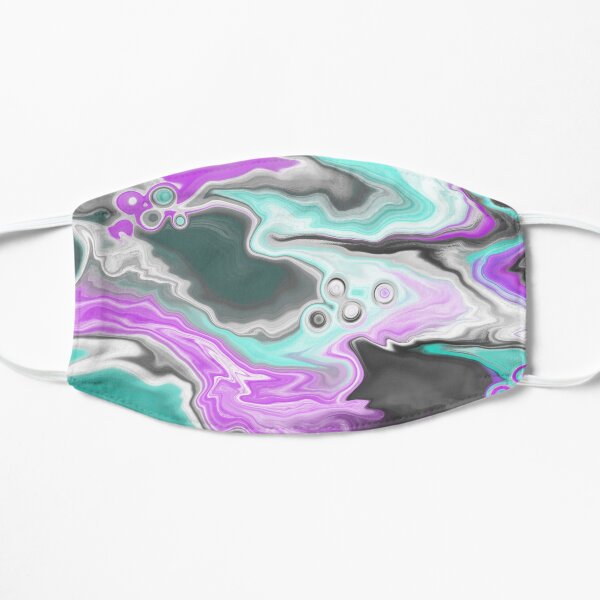 Acrylic Pour :) Flat Mask