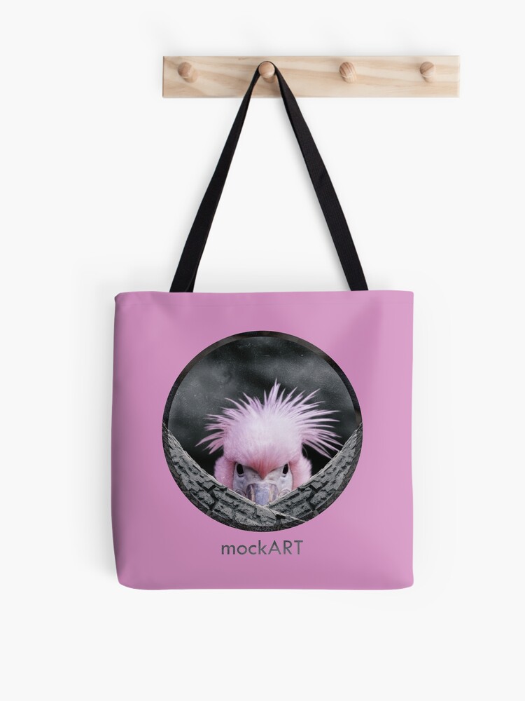Thumbnail 1 of 2, Tote Bag, mockART - Trying to Hide designed and sold by mockART.
