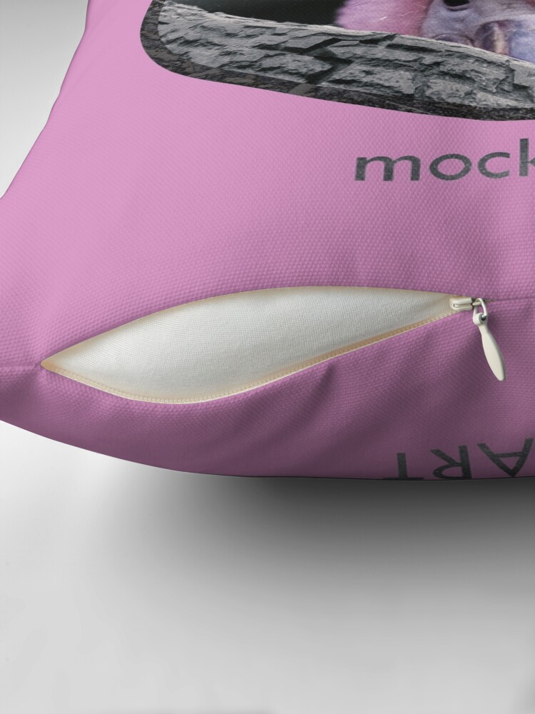 Thumbnail 2 of 4, Pillow, mockART - Trying to Hide designed and sold by mockART.