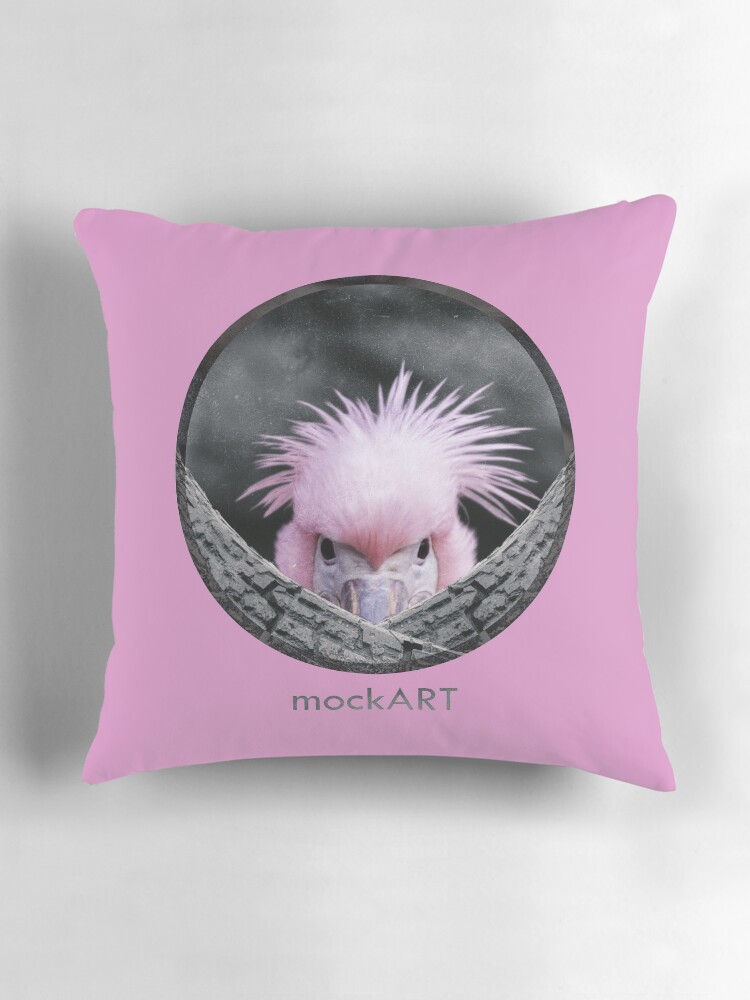 Thumbnail 3 of 4, Pillow, mockART - Trying to Hide designed and sold by mockART.