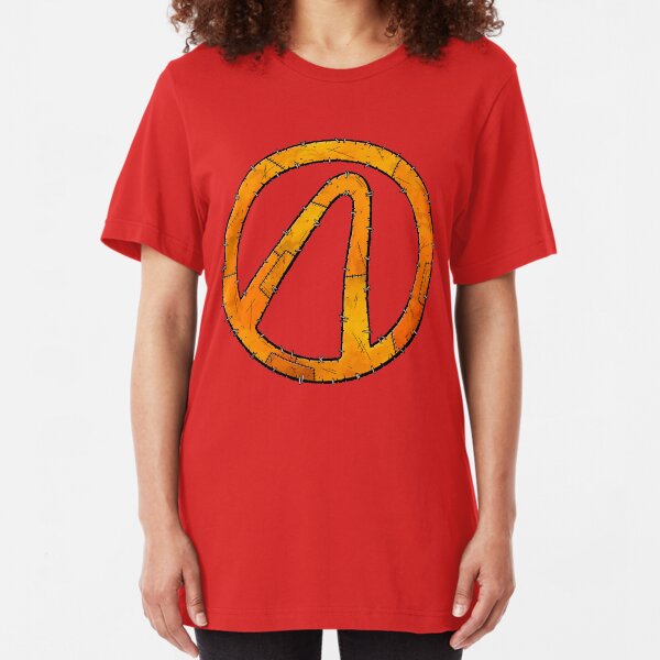 Vault Symbol Stitched - Borderlands Slim Fit T-Shirt