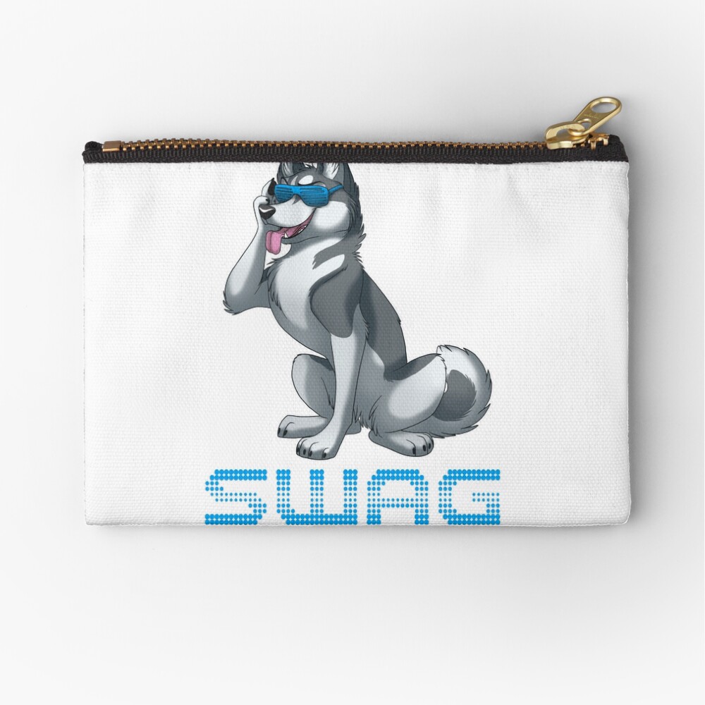 "SWAG Husky" Zipper Pouch for Sale by Idess Redbubble