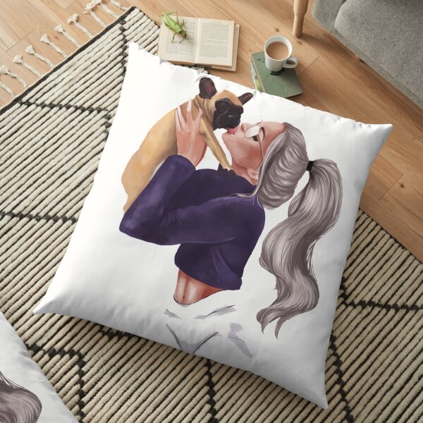 MOMMY KISSING POO POO Floor Pillow