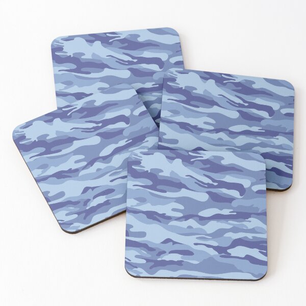 Item preview, Blue Camouflage Pattern designed and sold by aibilo.