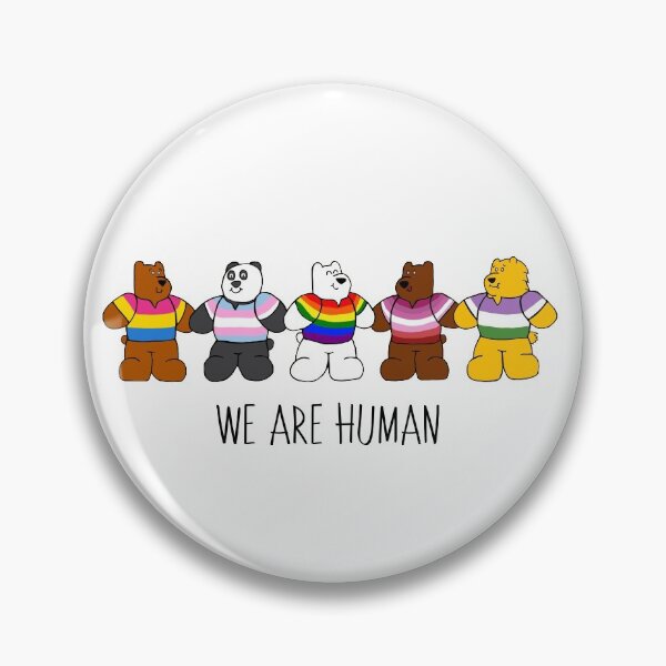 Item preview, LGBTQ Pride Bears - We Are Human designed and sold by BearlyGoin.