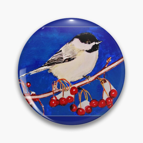 Item preview, Acrylic Chickadee designed and sold by PaintedbyCarol.