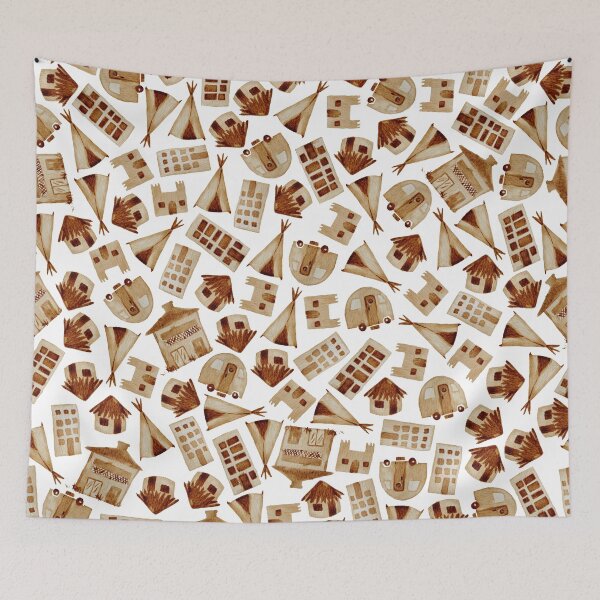 Item preview, Safe as Houses Coffee Painting designed and sold by maimunaadam.