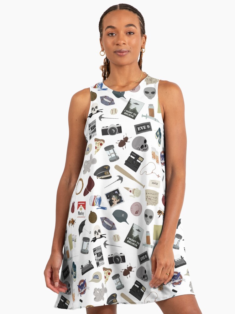 The X-Files Episodes" A-Line Dress for Sale by sixhours | Redbubble The X-Files Episodes" A-Line Dress for Sale by sixhours | Redbubble