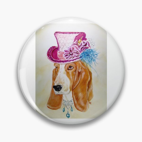 Item preview, Victorian Steampunk Basset Hound designed and sold by PaintedbyCarol.