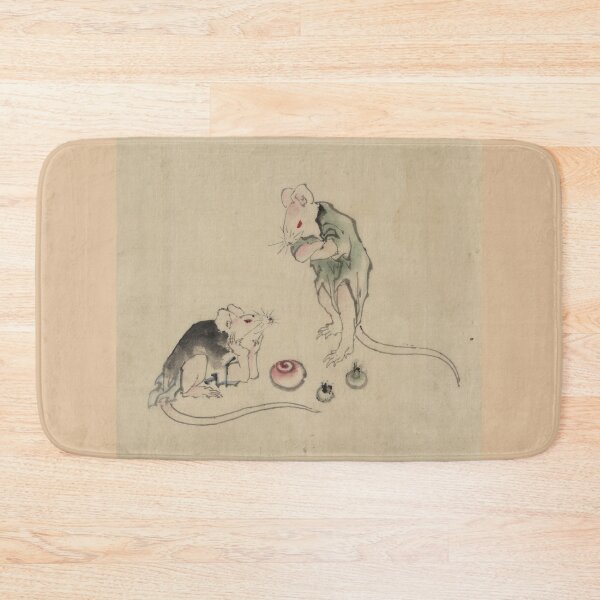Item preview, Two Mice - Hokusai Katsushika - 1850 designed and sold by CrankyOldDude.