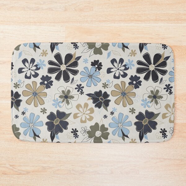 Item preview, Blue Outline Floral designed and sold by StudioPosies.