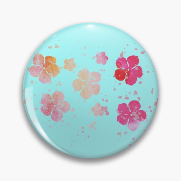 Item preview, Flower Splash on Blue designed and sold by RosalieReeves.
