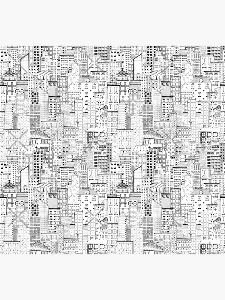 City Doodle Day by beththompsonart