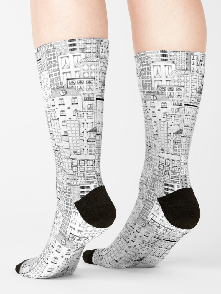 Alternate view of City Doodle Day Socks