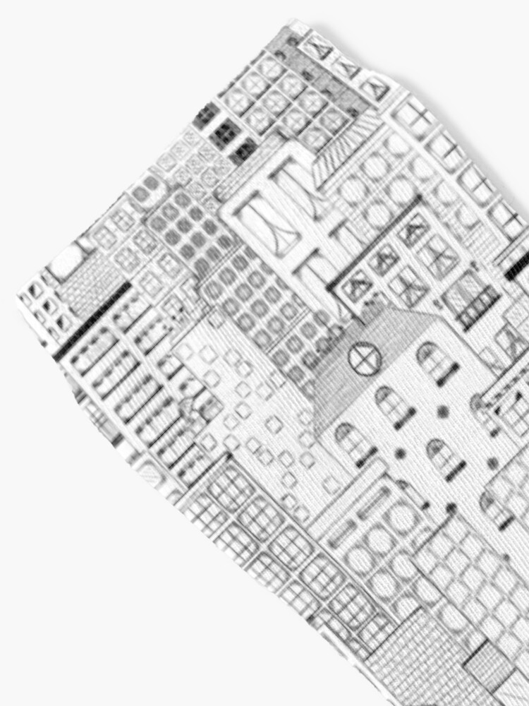 Alternate view of City Doodle Day Socks
