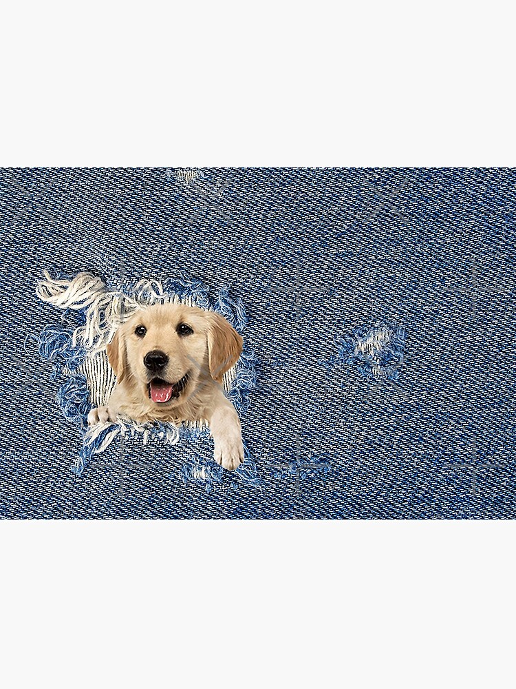 Golden Retriever in Denim by 14ktgold