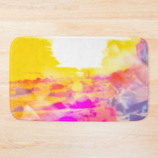 Item preview, summer sunset at the beach with summer bokeh light abstract designed and sold by Mrvell.