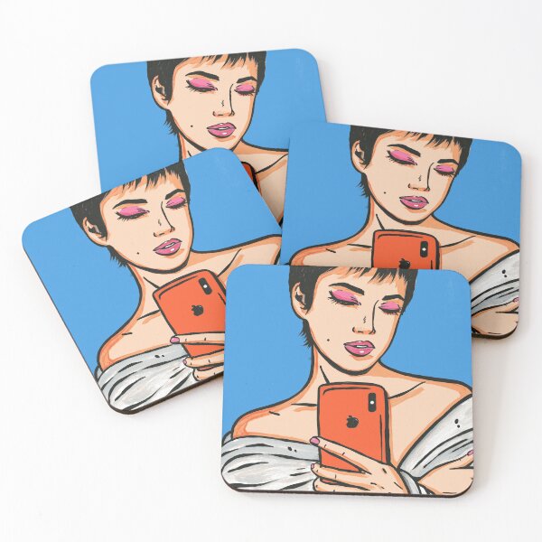 Item preview, Selfie POP art Comic by Cristina Gálvez designed and sold by Cristina Galvez Viana.