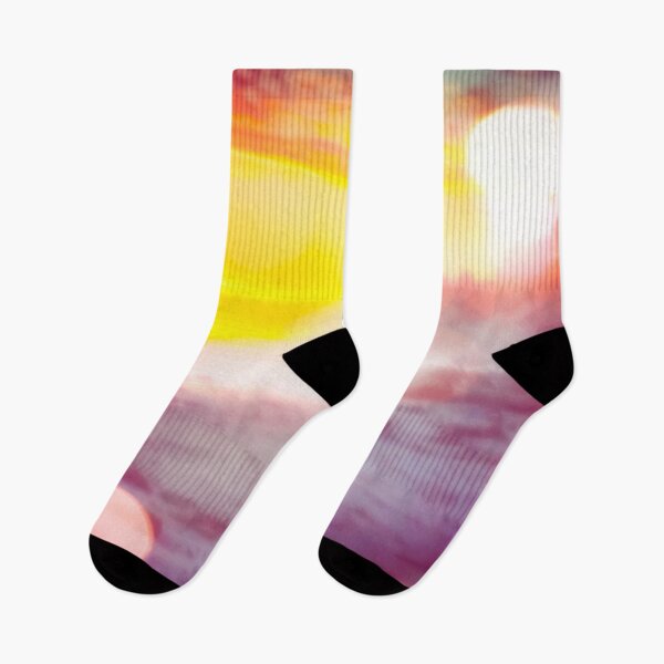 Item preview, sunset sky at the beach in summer with bokeh light abstract designed and sold by Mrvell.