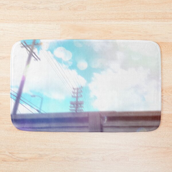 Item preview, cloudy blue sky and electric pole and wood wall in the city designed and sold by Mrvell.
